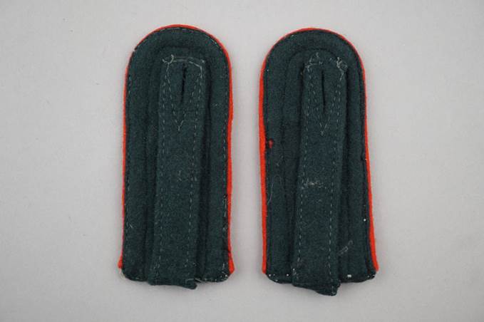 A pair of green and red straps

Description automatically generated