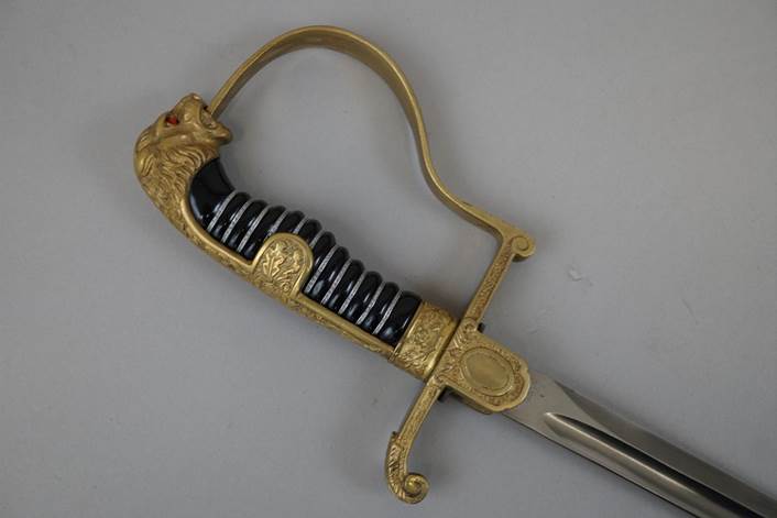 A sword with a handle

Description automatically generated