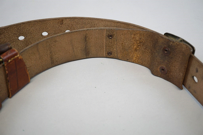 A close-up of a belt

Description automatically generated