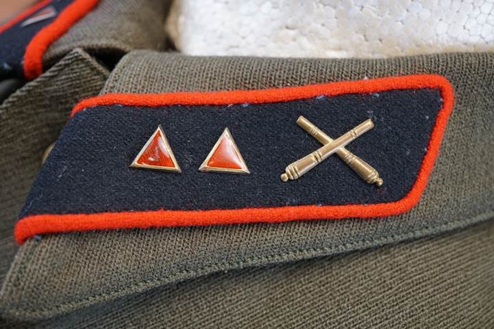 A close-up of a uniform

Description automatically generated