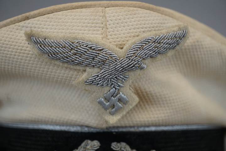 A close-up of a hat

Description automatically generated