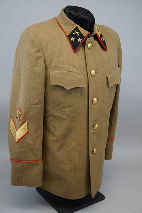 A military uniform with stars and stripes

AI-generated content may be incorrect.