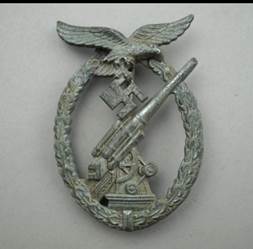 A metal badge with an object and a eagle

Description automatically generated with medium confidence