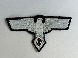 A black and white eagle patch

AI-generated content may be incorrect.